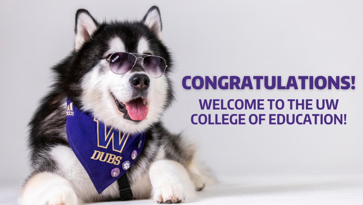 Dubs photo, welcome to the college of education